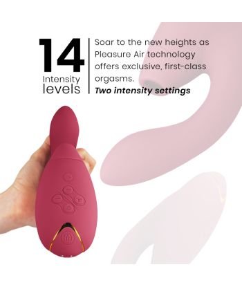 WOMANIZER - DUO 2 ESTIMULADOR BURDEOS