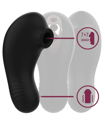 RITHUAL - SHUSHU PRO POCKET ESTIMULADOR CLITORIS 2 POTENTES MOTORES AZABACHE