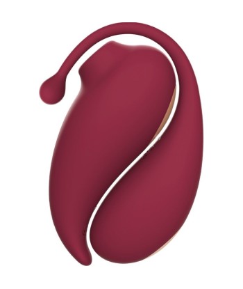 ADRIEN LASTIC - INSPIRATION ONDAS ESTIMULADORAS CLÍTORIS HUEVO VIBRADOR ROJO - APP GRATUITA