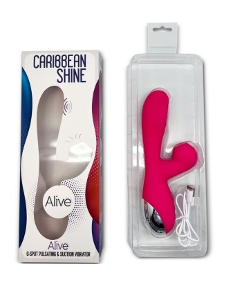ALIVE - CARIBBEAN SHINE VIBRADOR and ONDAS ESTIMULADORAS FUCSIA