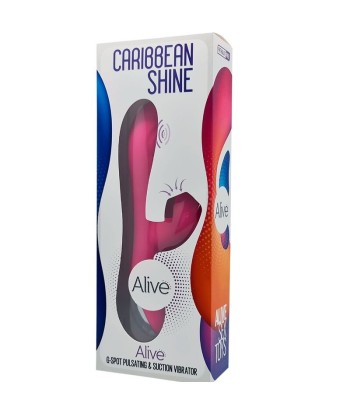 ALIVE - CARIBBEAN SHINE VIBRADOR and ONDAS ESTIMULADORAS FUCSIA
