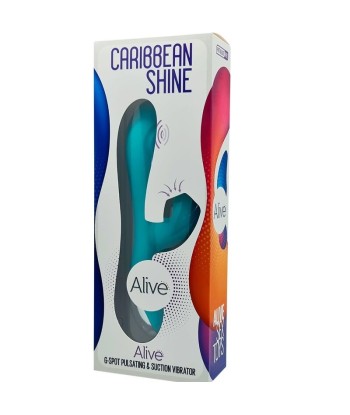 ALIVE - CARIBBEAN SHINE VIBRADOR and ONDAS ESTIMULADORAS AZUL