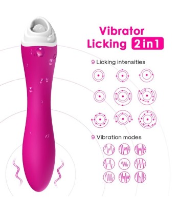 ARMONY - FAIRYLAND ESTIMULADOR CON LENGUA CLITORIS and VIBRADOR FUCISA