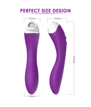 ARMONY - FAIRYLAND ESTIMULADOR CON LENGUA CLITORIS and VIBRADOR VIOLETA