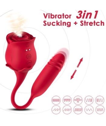 ARMONY - ROSEKNIGTH ONDAS ESTIMULADORAS CLÍTORIS and VIBRADOR ROJO