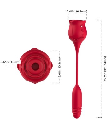 ARMONY - ROSEKNIGTH ONDAS ESTIMULADORAS CLÍTORIS and VIBRADOR ROJO