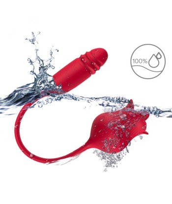 ARMONY - ROSELIP ESTIMULADOR CLITORIS CON LENGUA 10 MODOS and VIBRADOR ROJO