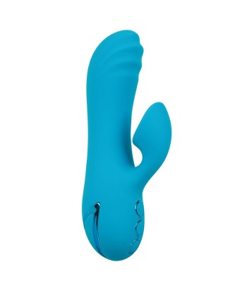 CALEXOTICS - SUNSET BEACH SEDUCER VIBRADOR Y ESTIMULADOR 10 FUNCIONES AZUL