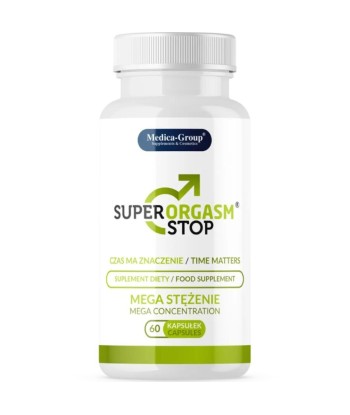 Super Orgasm Stop – Cápsulas Naturales para el Control de la Eyaculación y Mayor Resistencia Sexual