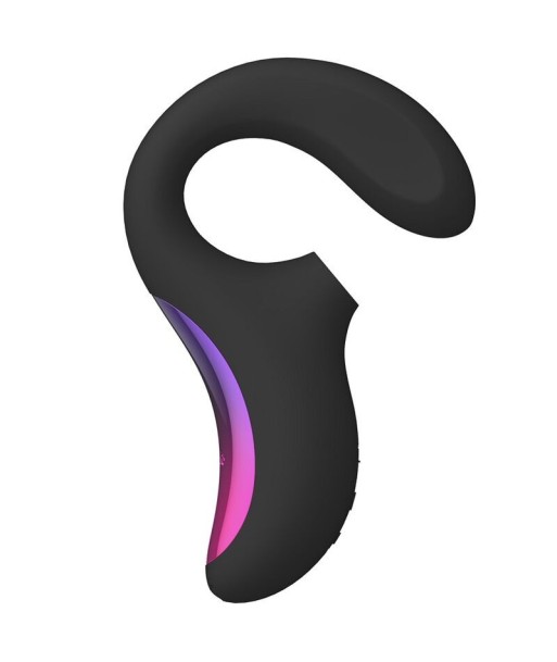 LELO - ENIGMA DOBLE ESTIMULACIÓN SUCCION MASAJEADOR NEGRO