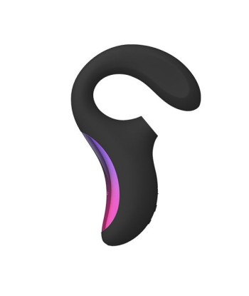 LELO - ENIGMA DOBLE ESTIMULACIÓN SUCCION MASAJEADOR NEGRO