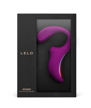 LELO - ENIGMA DOBLE ESTIMULACIÓN SUCCION MASAJEADOR MORADO