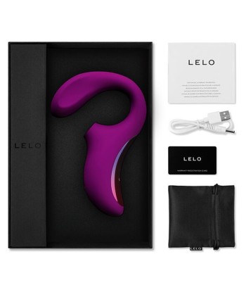LELO - ENIGMA DOBLE ESTIMULACIÓN SUCCION MASAJEADOR MORADO