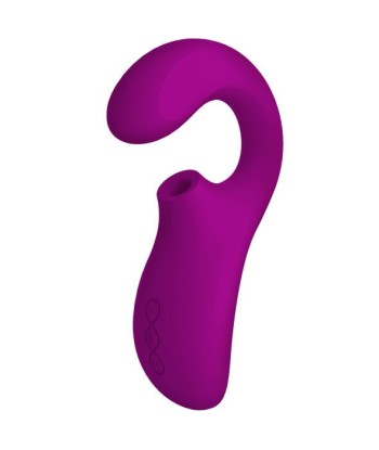 LELO - ENIGMA DOBLE ESTIMULACIÓN SUCCION MASAJEADOR MORADO