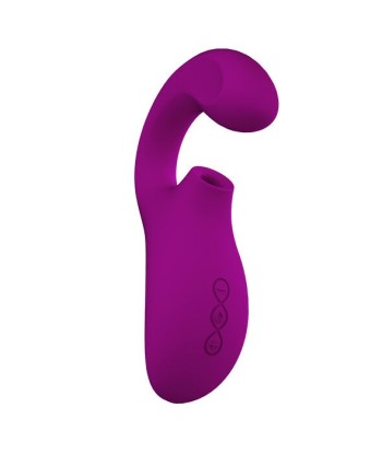 LELO - ENIGMA DOBLE ESTIMULACIÓN SUCCION MASAJEADOR MORADO