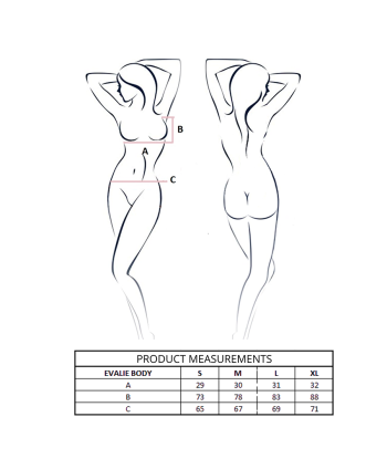 PASSION - EVALIE BODY BLANCO S-M
