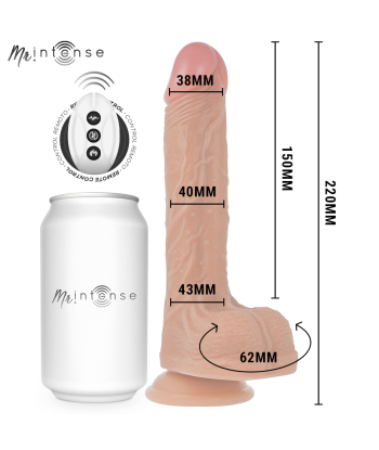 MR INTENSE - BALDWIN REALISTICO MULTIFUNCIÓN CON VIBRACIÓN UP AND DOWN CONTROL REMOTO 22 CM -O- 4 CM
