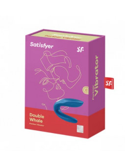 VIBRADOR PARA PAREJAS PARTNER WHALE CON CARGADOR USB SATISFYER