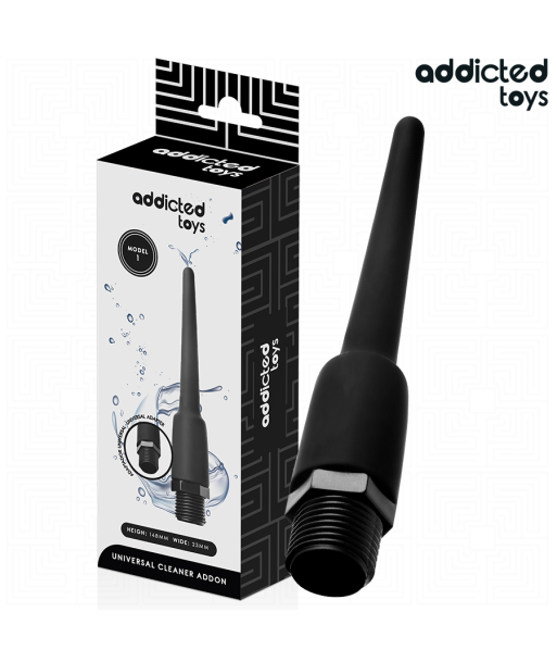 ADDICTED TOYS - LIMPIADOR ANAL CON ADAPTADOR UNIVERSAL MODELO 1