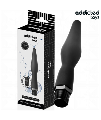 ADDICTED TOYS - LIMPIADOR ANAL CON ADAPTADOR UNIVERSAL MODELO 2