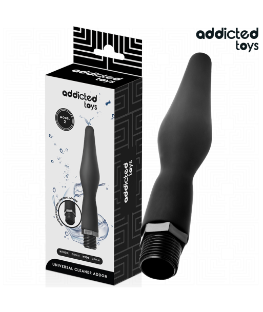 ADDICTED TOYS - LIMPIADOR ANAL CON ADAPTADOR UNIVERSAL MODELO 2