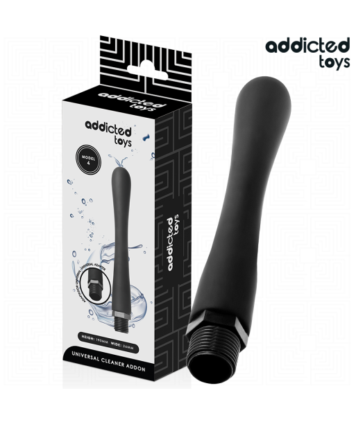 ADDICTED TOYS - LIMPIADOR ANAL CON ADAPTADOR UNIVERSAL MODELO 4