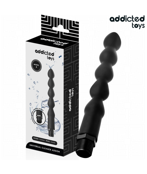 ADDICTED TOYS - LIMPIADOR ANAL CON ADAPTADOR UNIVERSAL MODELO 6