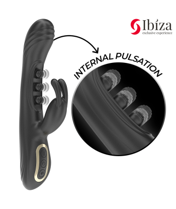 IBIZA - VIBRADOR RABBIT PERLAS CON PULSACIÓN