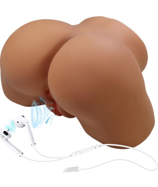 CRAZY BULL - GERIANN TRASERO FEMENINO REALISTA VIBRADOR and SUCCIONADOR CON SONIDO 5.5 KG CRAZY BULL - GERIANN TRASERO FEMENINO REALISTA VIBRADOR and SUCCIONADOR CON SONIDO 5.5 KG