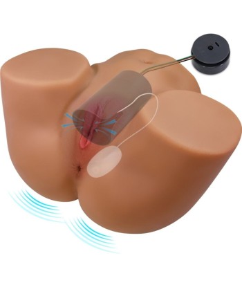 CRAZY BULL - GERIANN TRASERO FEMENINO REALISTA VIBRADOR and SUCCIONADOR CON SONIDO 5.5 KG CRAZY BULL - GERIANN TRASERO FEMENINO REALISTA VIBRADOR and SUCCIONADOR CON SONIDO 5.5 KG