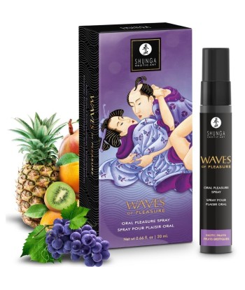 SHUNGA - WAVES PLEASURE SPRAY ORAL SEDUCTOR FRUTAS EXÓTICAS 20 ML