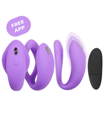 WE-VIBE - SYNC O VIBRADOR FLEXIBLE CONTROL REMOTO VIOLETA