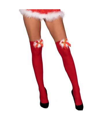 LIVCO CORSETTI FASHION - CILLA LC 17147 MEDIAS NAVIDEÑAS ROJA S-L