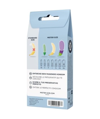 MISTER SIZE - TEST SET 3 PRESERVATIVOS DIFERENTES TALLAS CINTA MÉTRICA