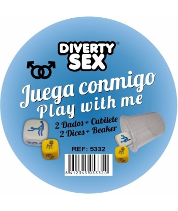 DIABLO PICANTE - DADOS LUGAR POSTURAS CHICOS CON CUBILETE