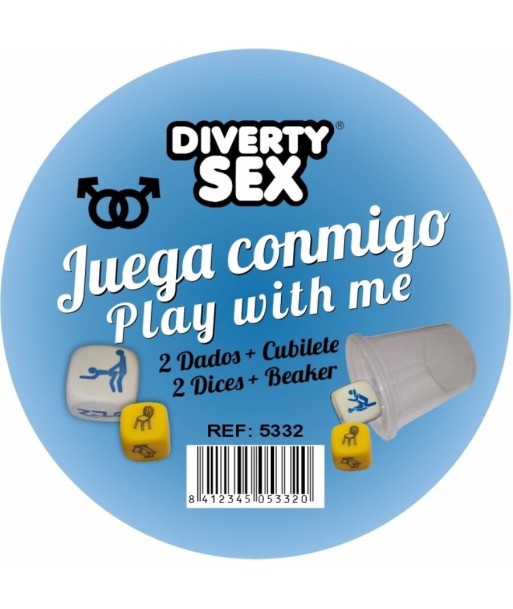 DIABLO PICANTE - DADOS LUGAR POSTURAS CHICOS CON CUBILETE