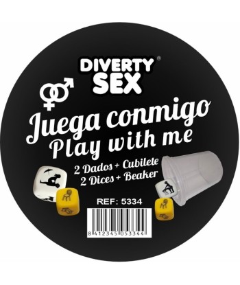 DIABLO PICANTE - DADOS LUGAR POSTURAS HETERO CON CUBILETE