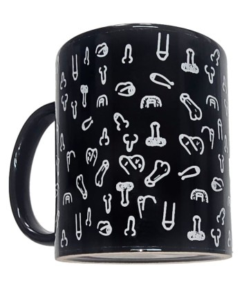 DIABLO PICANTE - TAZA NEGRA PENES 370 ML