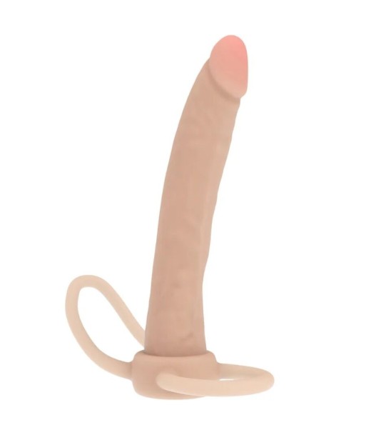 GET REAL - DOUBLE TROUBLE PENETRADOR ANAL SILICONA 16 CM