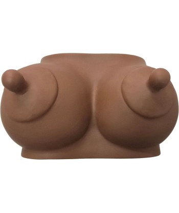 DIABLO PICANTE - HUCHA FORMA DE TETAS TONO OSCURO