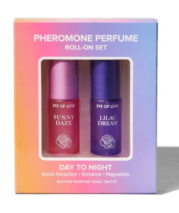 EYE OF LOVE - BLOOM SET DE PERFUME ROLL-ON CON FEROMONAS DE DÍA A NOCHE 2 X 5 ML