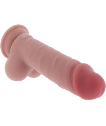 GET REAL - PENE REALÍSTICO DELUXE CON TESTÍCULOS EXTRA GRUESO 20 CM