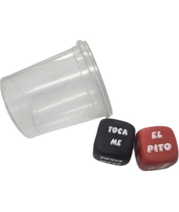 DIABLO PICANTE - DADOS VERBO LUGAR DEL CUERPO CON CUBILETE