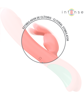 INTENSE - RACHEL VIBRADOR RABBIT 5 VIBRACIONES ROSA