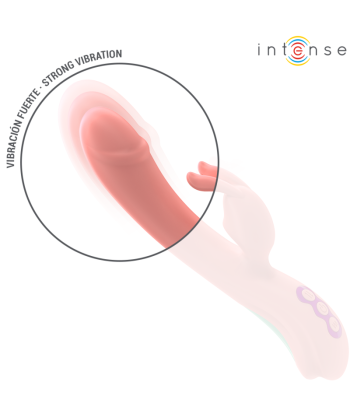 INTENSE - RACHEL VIBRADOR RABBIT 5 VIBRACIONES ROSA