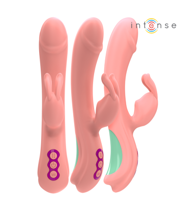 INTENSE - RACHEL VIBRADOR RABBIT 5 VIBRACIONES ROSA