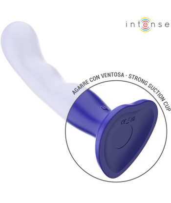 INTENSE - SHORTY VIBRADOR CON VENTOSA AZUL CONTROL REMOTO