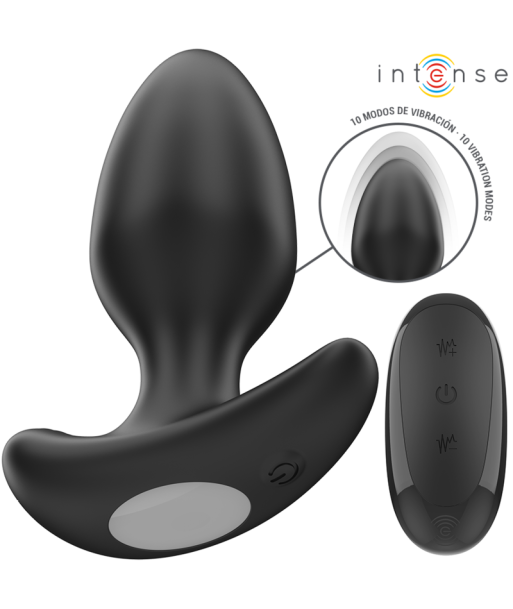 INTENSE - JOEY PLUG ANAL 10 VIBRACIONES NEGRO CONTROL REMOTO