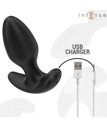 INTENSE - JOEY PLUG ANAL 10 VIBRACIONES NEGRO CONTROL REMOTO