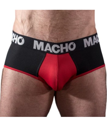 MACHO - MS26N SLIP NEGRO-ROJO L